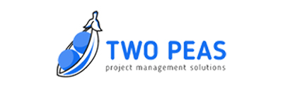 Two Peas Logo - Byzzgrow